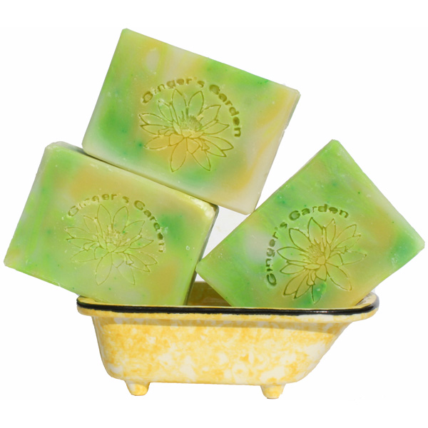 Handmade Soap Ginger Lime Bubbly Soda Pop Fizz